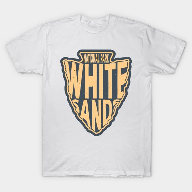 White Sands National Park name arrowhead T-Shirt by nylebuss